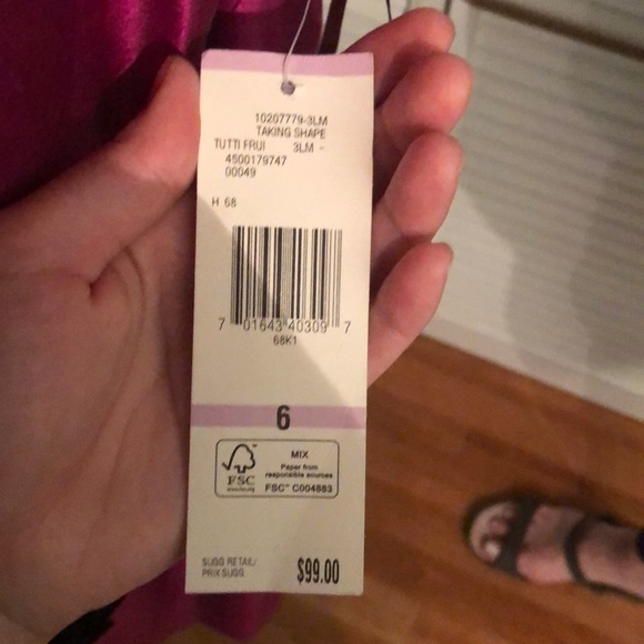 Plum workwear dress - Picture 4 of 4